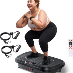 Whole Body Vibration Plate Exercise Machine for Lymphatic Drainage – 240 Adjustable Speeds